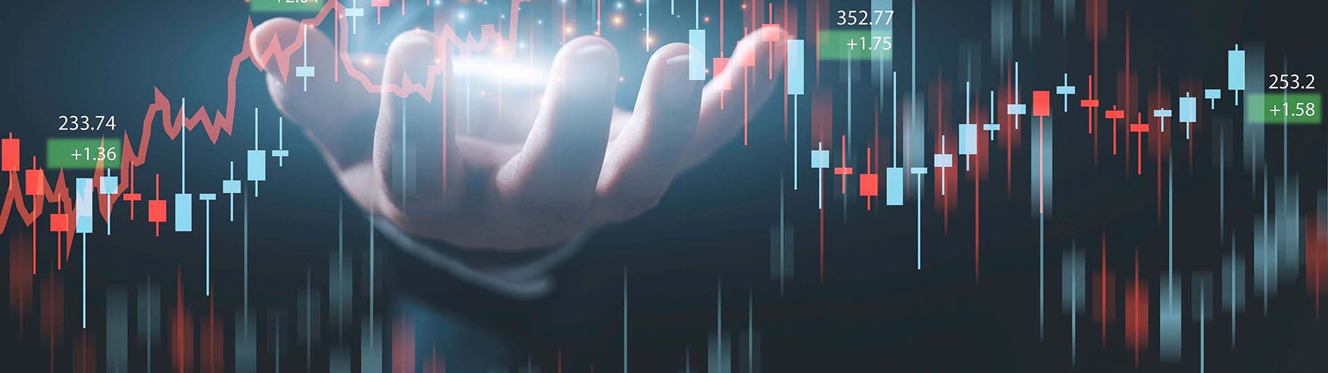 Market chart background