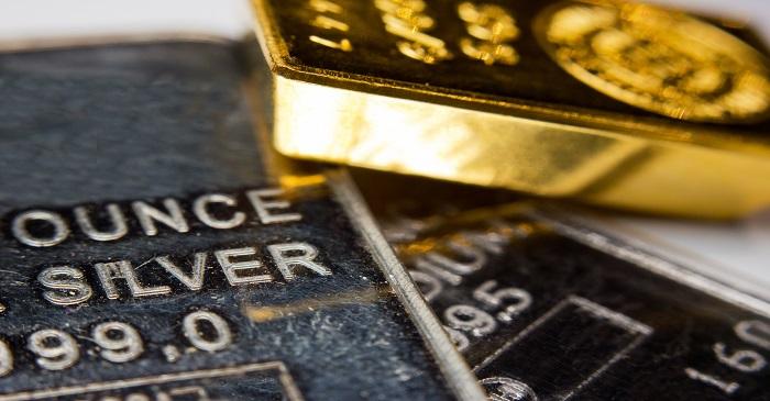 Compare gold to silver or rhodium