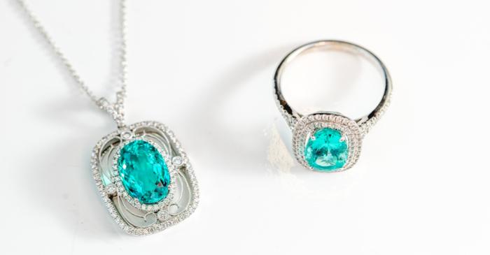 The new shades of oceanic blue-green lava in Paraiba Tourmaline 