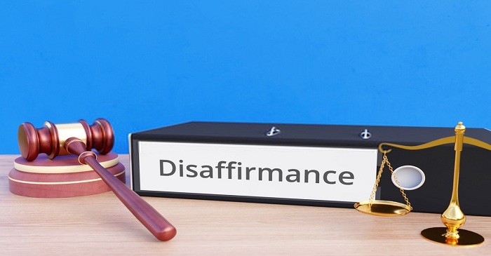 Disaffirmance